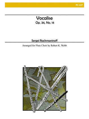 Book cover for Vocalise for Flute Choir for Flute Choir