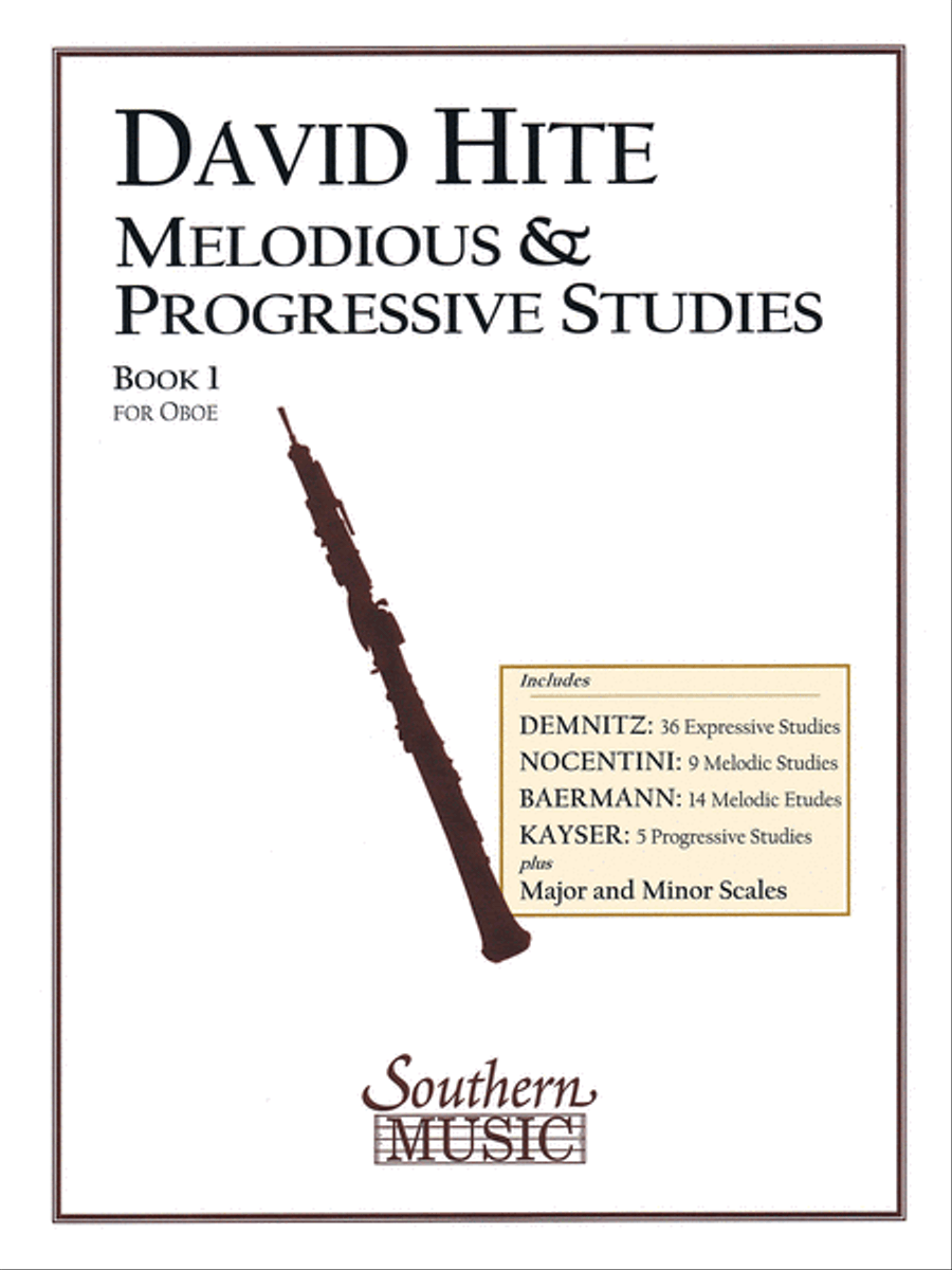 Melodious and Progressive Studies, Book 1 by David Hite Oboe - Sheet Music