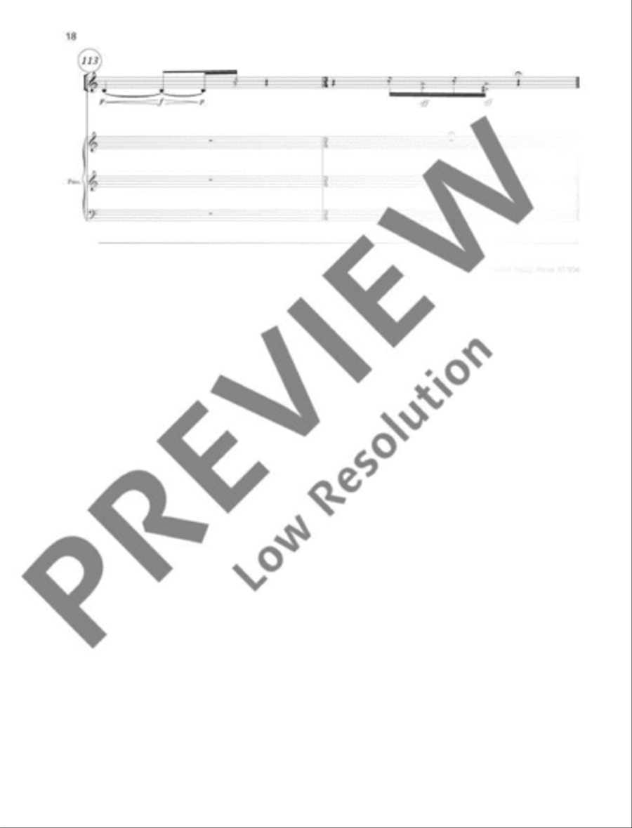 Paradromes III Flute Solo scores gallery preview page 19