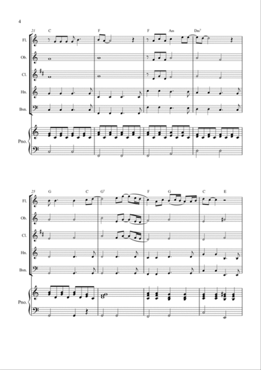 Imagine Woodwind Quintet scores gallery preview page 4