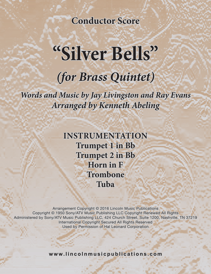 Silver Bells Brass Ensemble scores gallery preview page 1