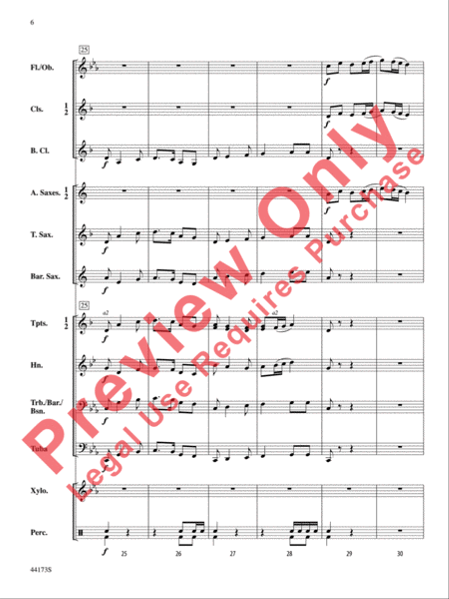 Cape Breton March Cape Breton March Concert Band scores gallery preview page 7