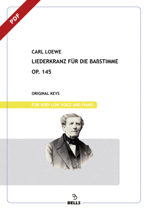 Book cover for Liederkranz fur die Bassstimme, Op. 145
