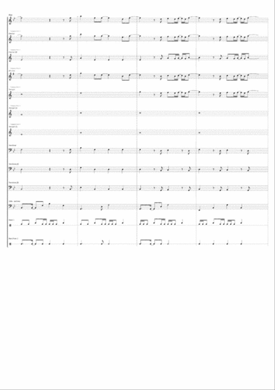 How Great Is Our God - Score Only Marching Band scores gallery preview page 4