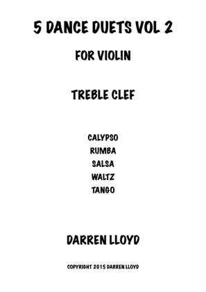 Book cover for Violin Duets. Vol 2.