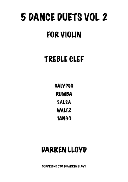 Violin Duets. Vol 2.