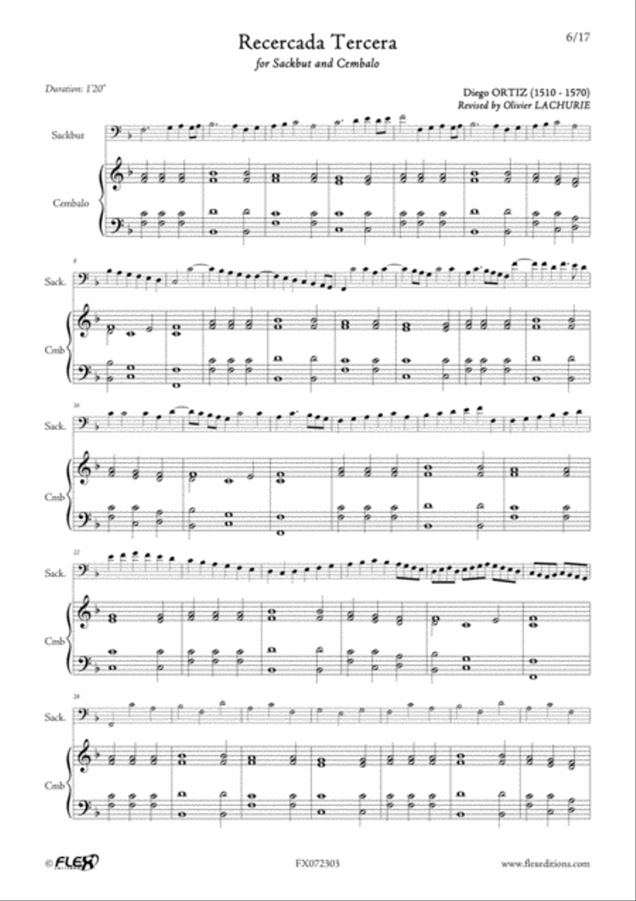 8 Recercadas Cembalo scores gallery preview page 6