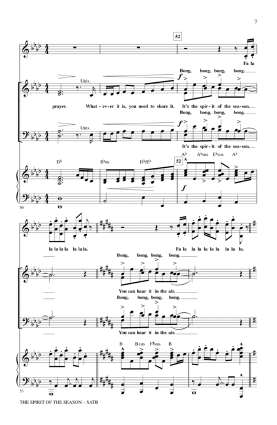 The Spirit of the Season (Medley) 4-Part scores gallery preview page 6