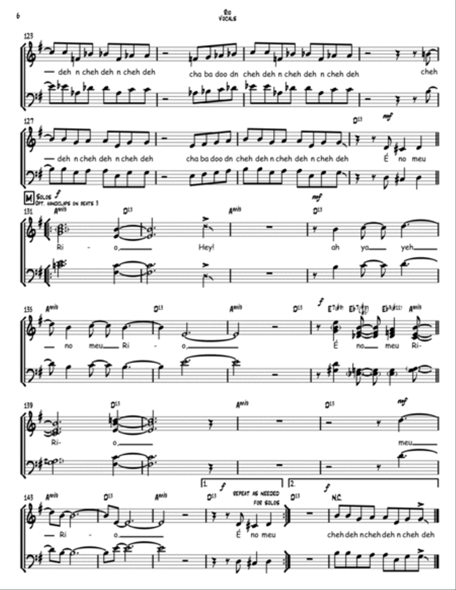 Rio 4-Part scores gallery preview page 6