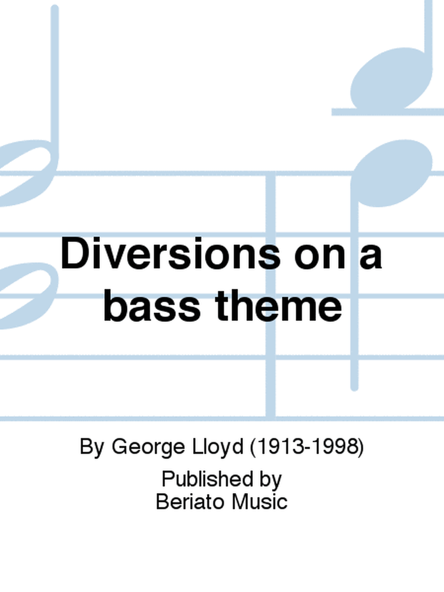 Diversions on a bass theme