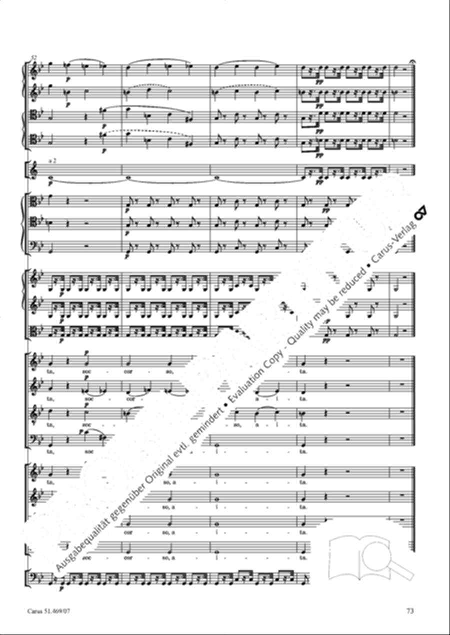 Davide penitente 4-Part scores gallery preview page 86