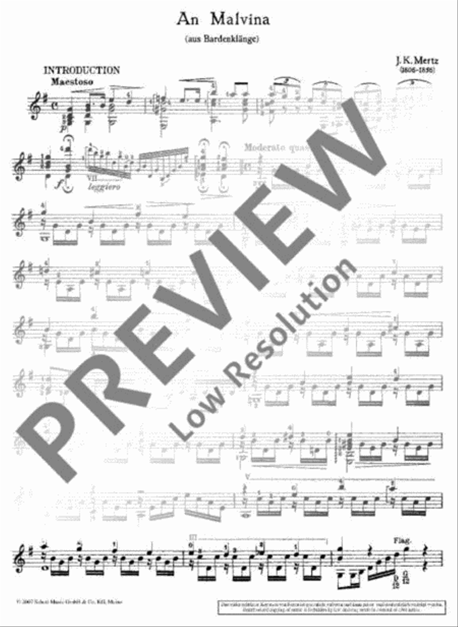 An Malvina Classical Guitar scores gallery preview page 4