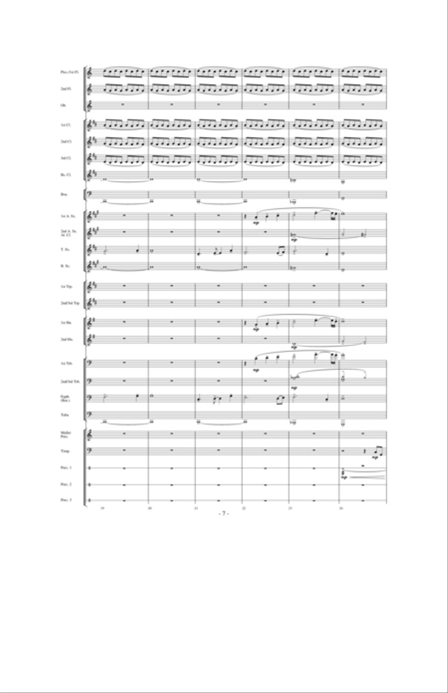 Of Honor and Valor Eternal Concert Band scores gallery preview page 6