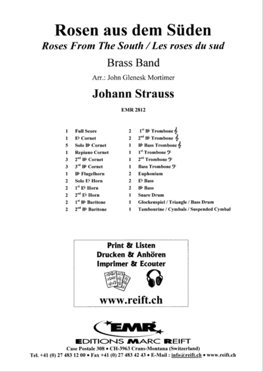 Rosen aus dem Suden Brass Band scores gallery preview page 2