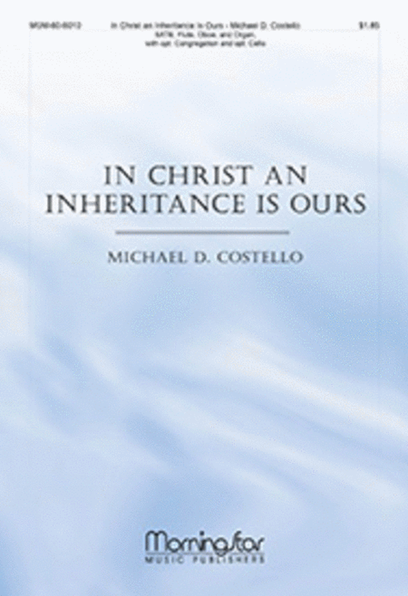 In Christ an Inheritance Is Ours (Choral Score) image number null