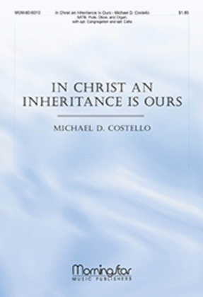 Book cover for In Christ an Inheritance Is Ours (Choral Score)