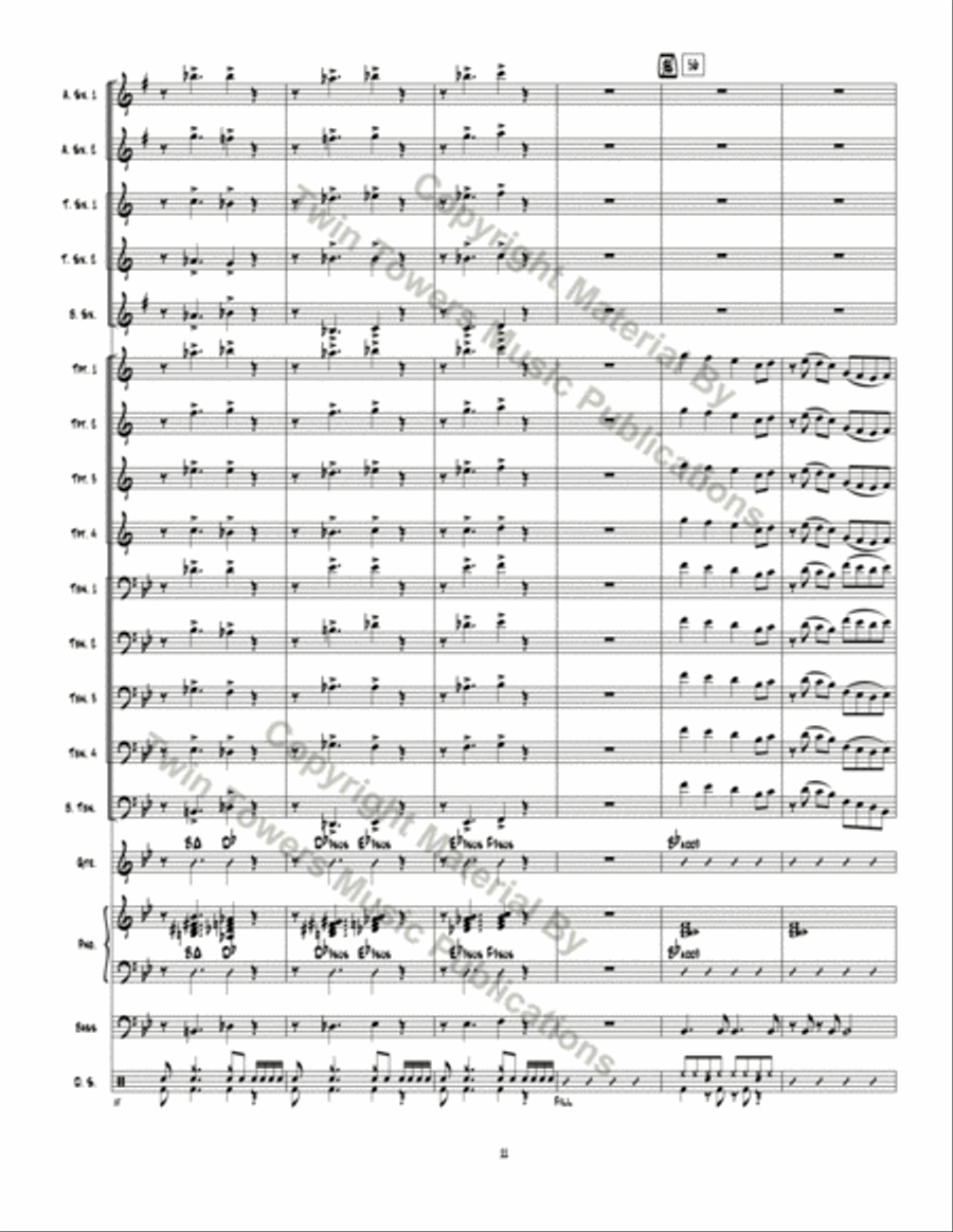 Slipstream Jazz Ensemble scores gallery preview page 12