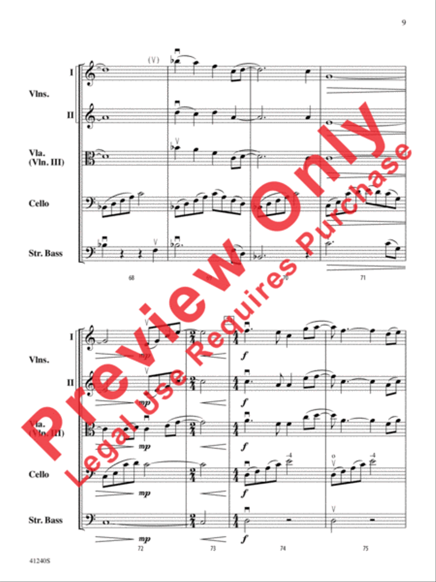 Minecraft String Orchestra scores gallery preview page 10