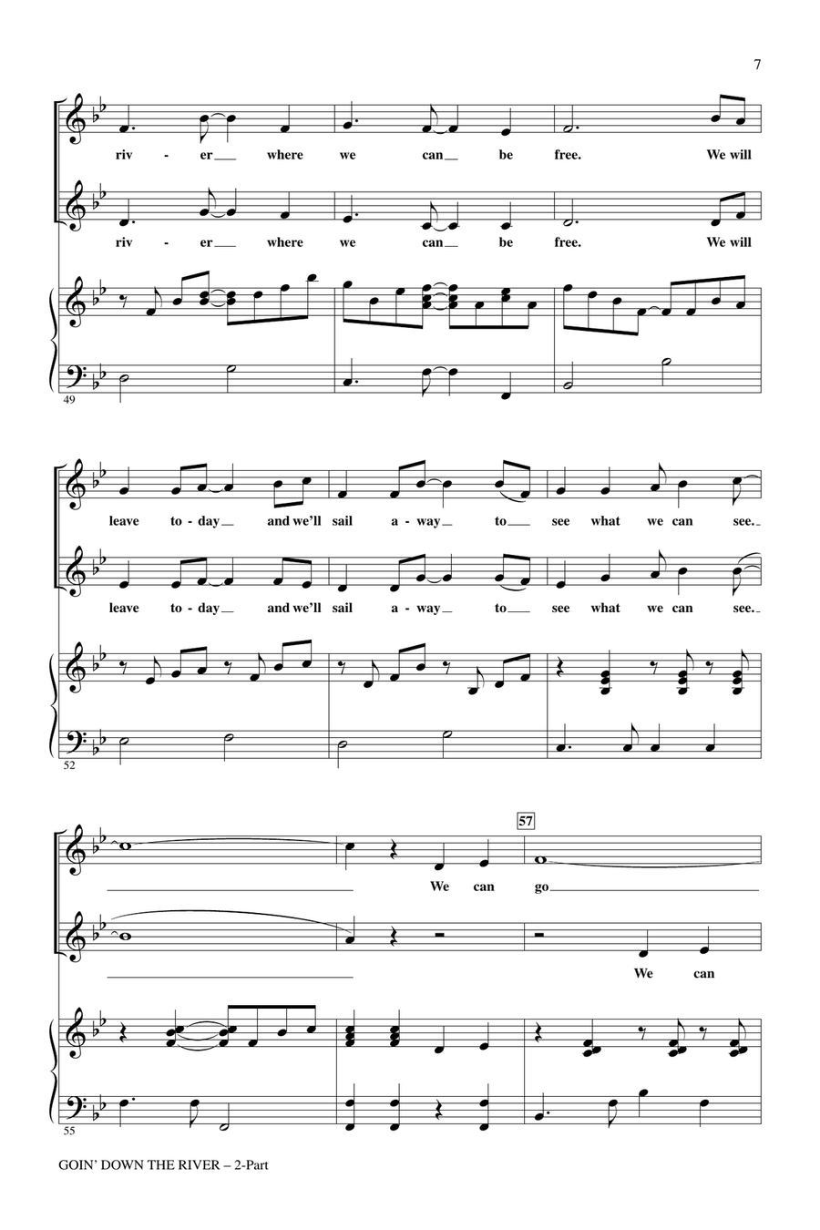Goin' Down The River Goin' Down The River 2-Part scores gallery preview page 6
