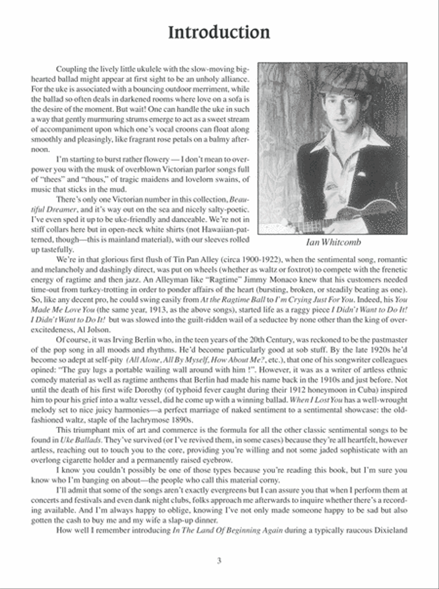 Uke Ballads: A Treasury of Twenty-Five Love Songs Old and New Voice scores gallery preview page 4