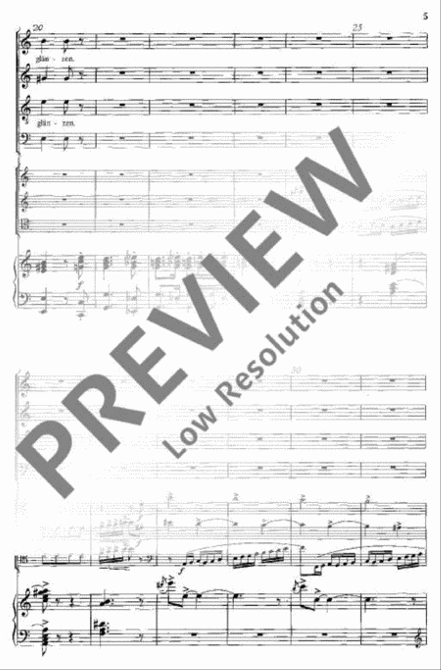 Des Antonius von Padua Fischpredigt 4-Part scores gallery preview page 6