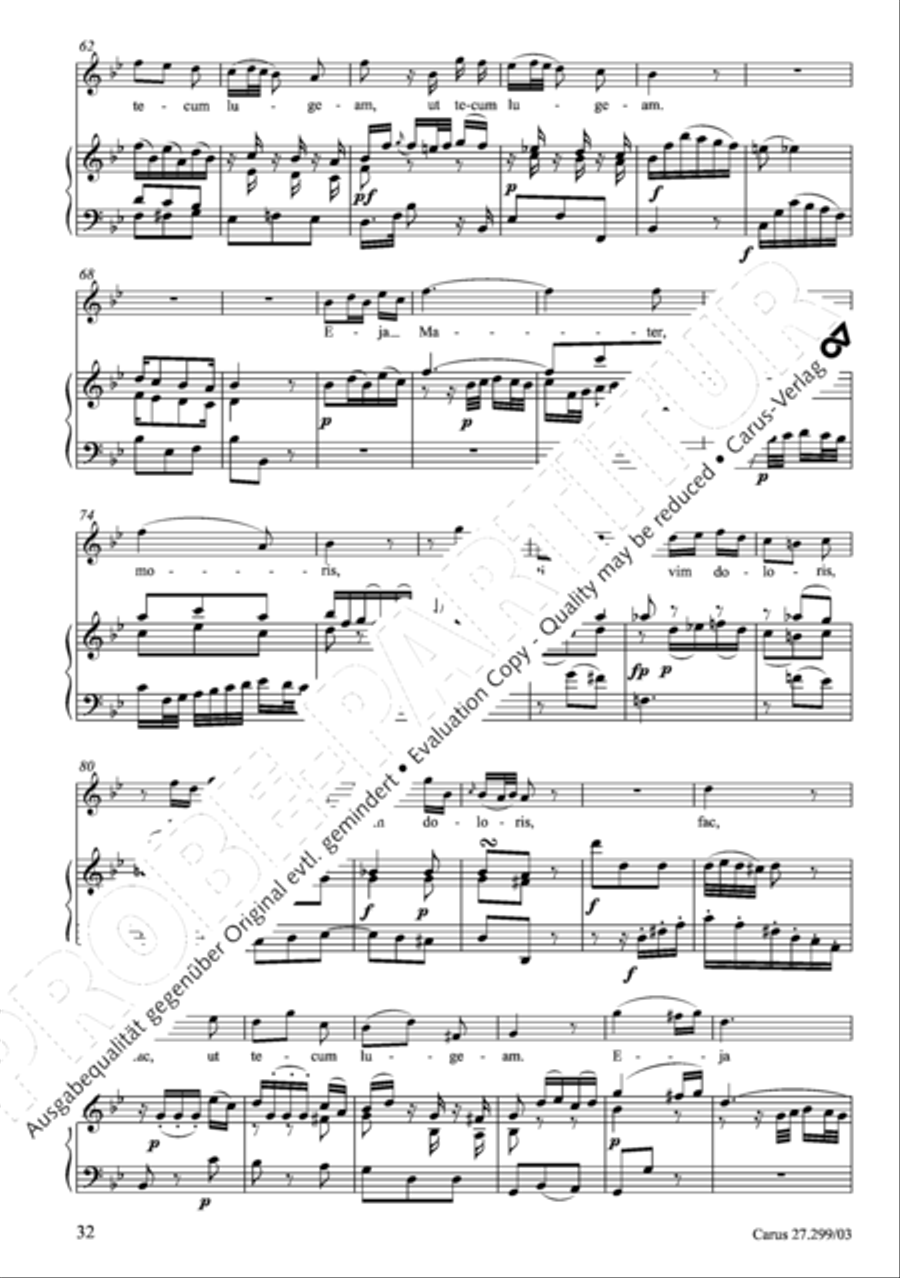 Stabat mater Stabat mater Women's Choir scores gallery preview page 33