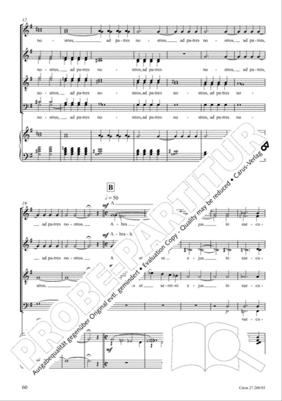 Magnificat Magnificat 4-Part scores gallery preview page 61