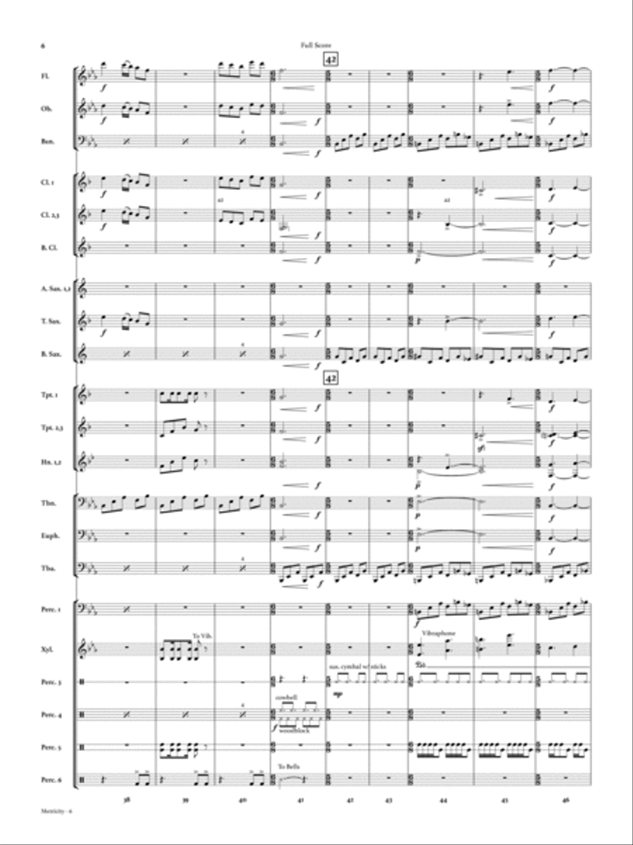 Metricity Concert Band scores gallery preview page 6