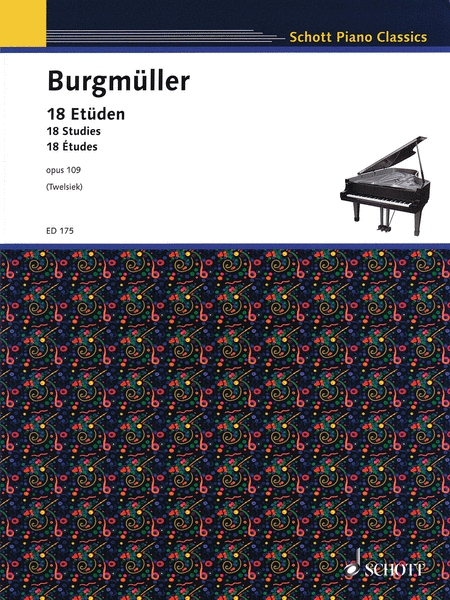 Frederic Burgmuller : 18 Etudes Op. 109