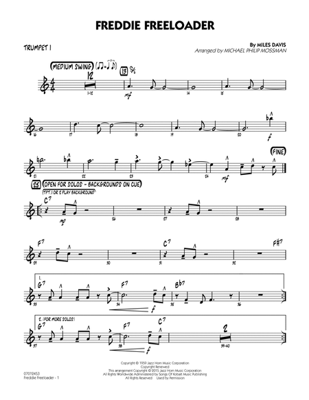 Freddie Freeloader - Trumpet 1