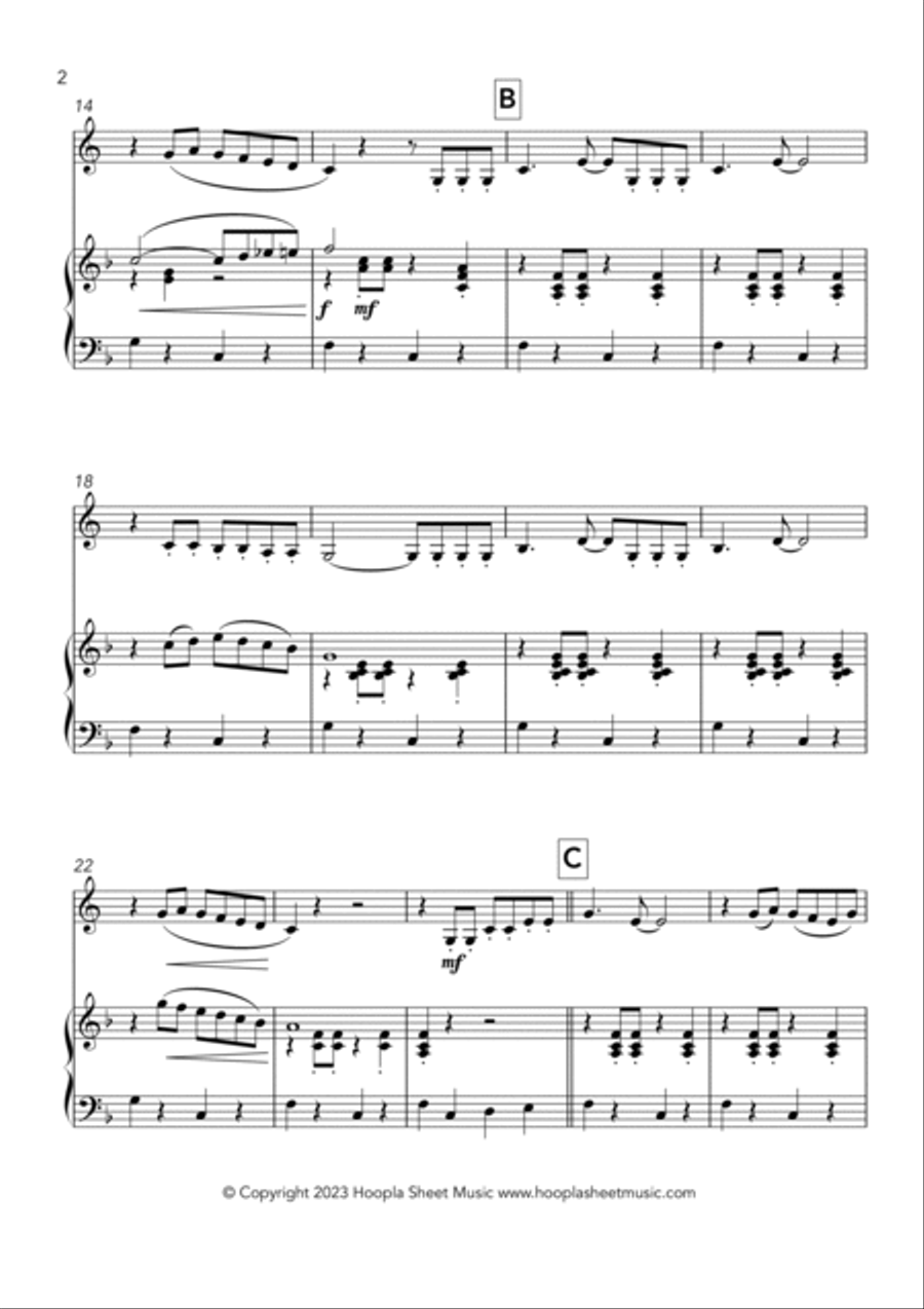 La Cucaracha Horn scores gallery preview page 2