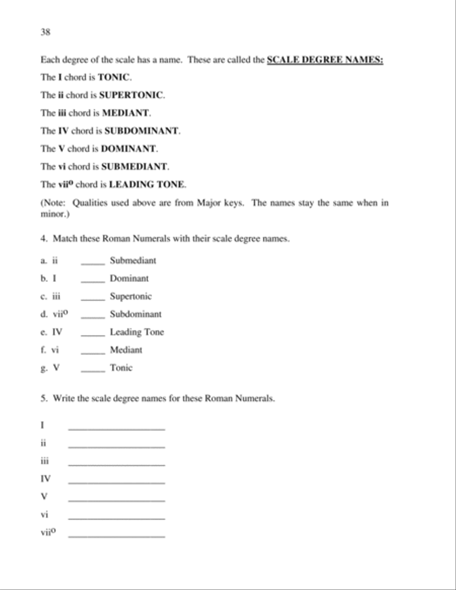 Basics of Keyboard Theory: Level V (intermediate)