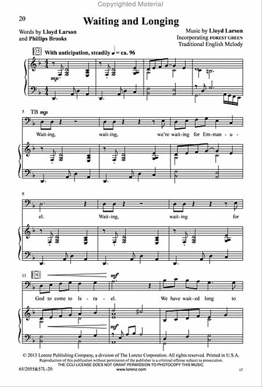 Bethlehem's Child - SATB Score with Performance CD 4-Part scores gallery preview page 8