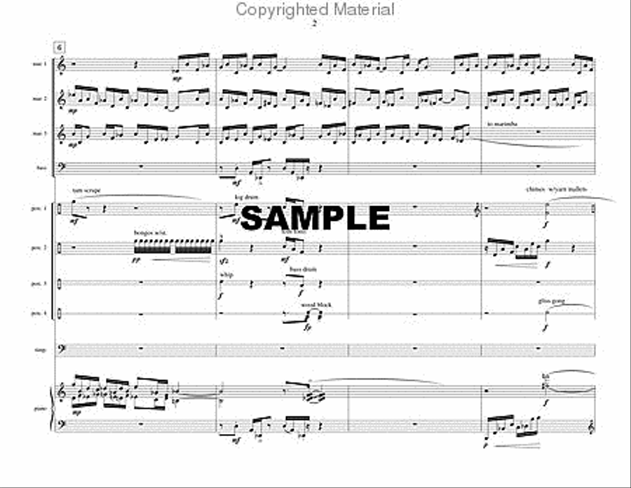 HammerStrength Percussion Ensemble scores gallery preview page 3