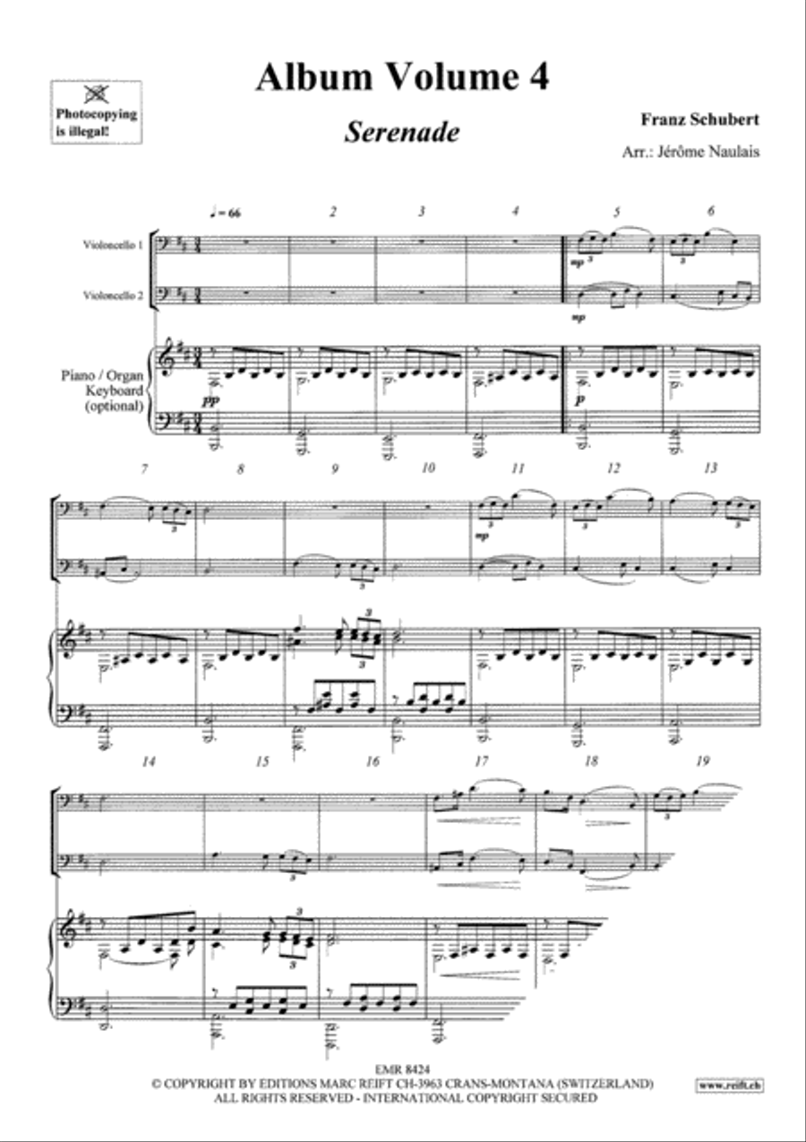 Duet Album Volume 4 Cello scores gallery preview page 3