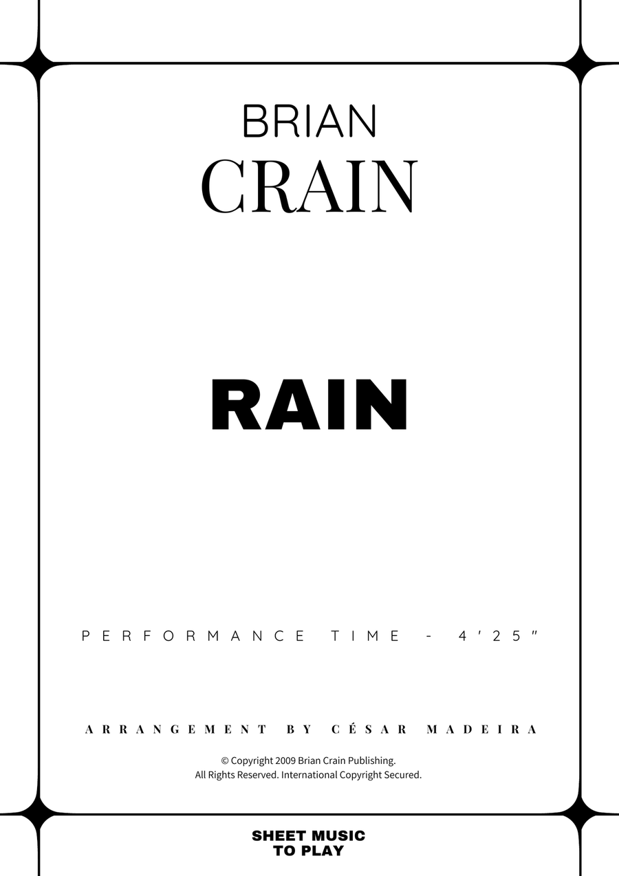 Rain Violin Solo scores gallery preview page 2