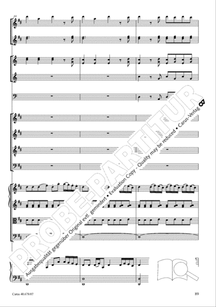 Missa pastoralis bohemica 4-Part scores gallery preview page 102