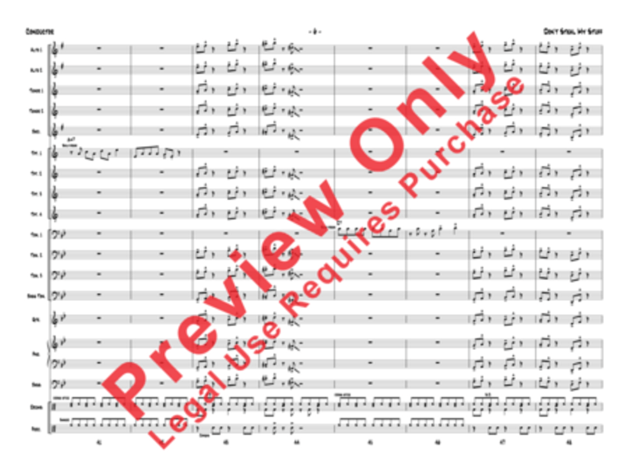 Don't Steal My Stuff Jazz Ensemble scores gallery preview page 29