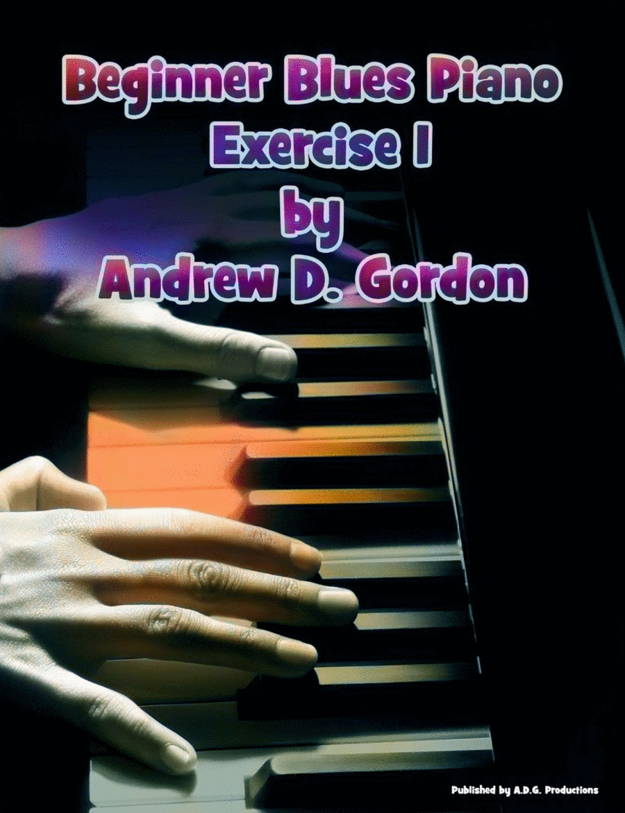 Beginner Blues Exercise 1 for Piano Piano Method scores gallery preview page 1