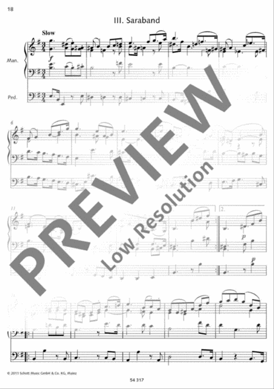 An English Suite Organ scores gallery preview page 19