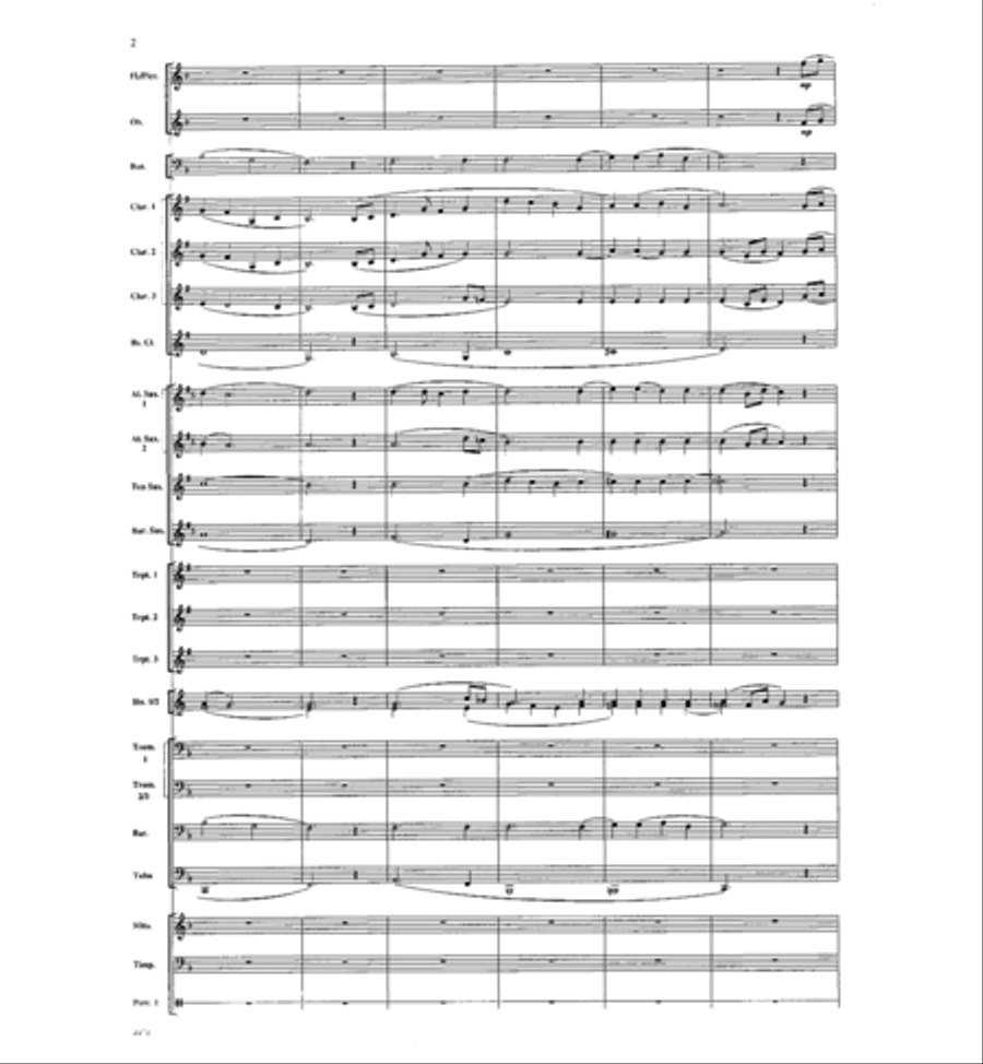 How Firm Thy Friendship Concert Band scores gallery preview page 3