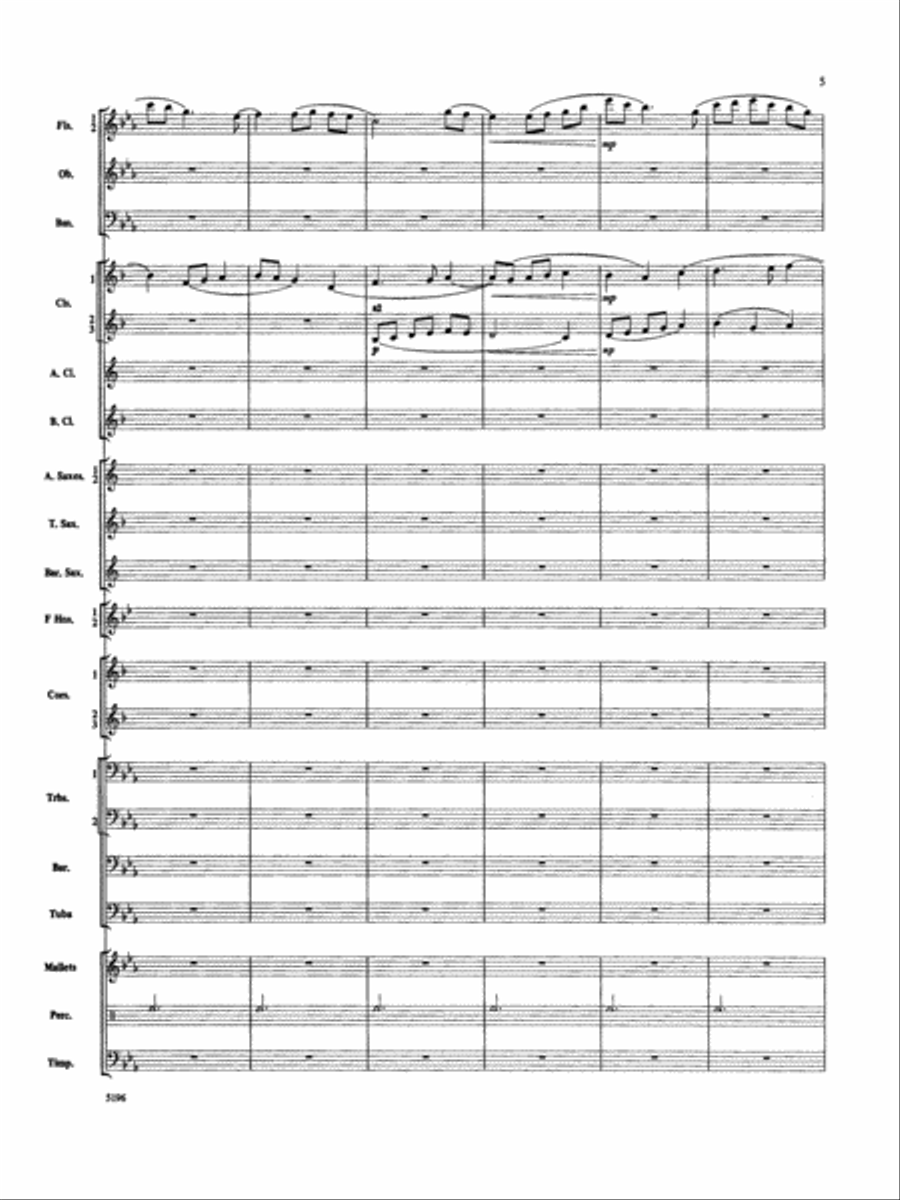 Campbell River Sketches: Score Concert Band scores gallery preview page 5