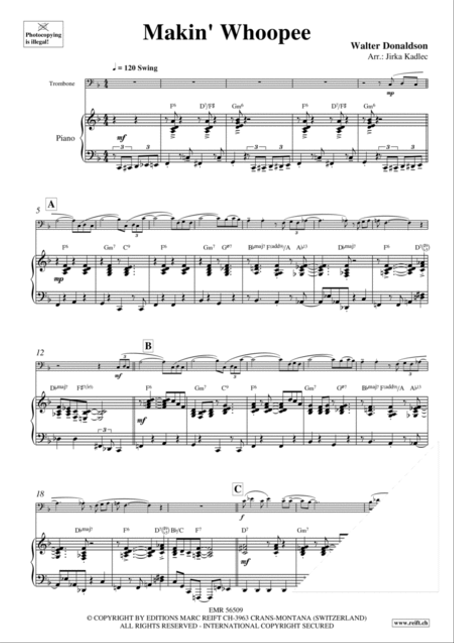 Makin' Whoopee Makin' Whoopee Piano Accompaniment scores gallery preview page 4