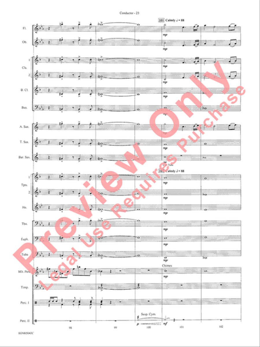 Abaco Overture Abaco Overture Concert Band Methods scores gallery preview page 27