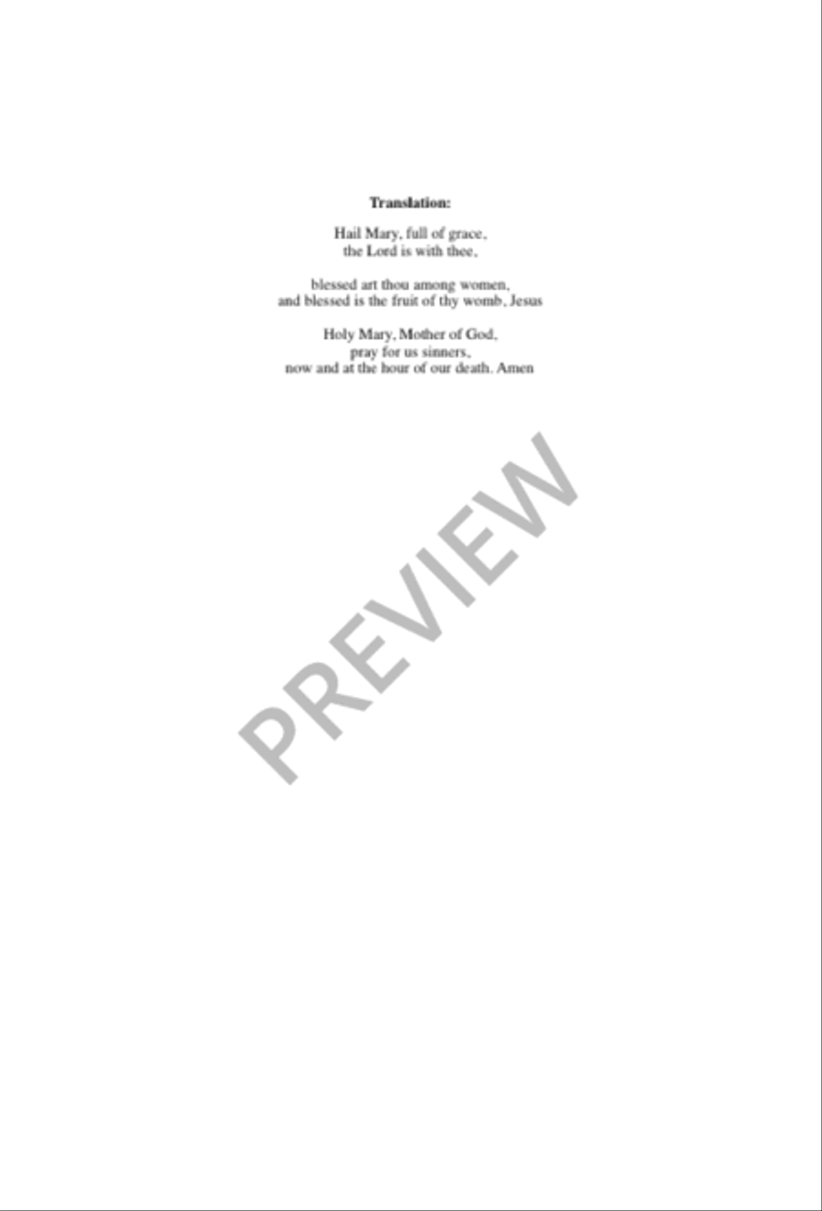Ave Maria Choir scores gallery preview page 2