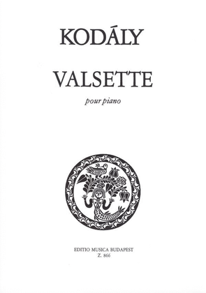 Book cover for Valsette For Piano