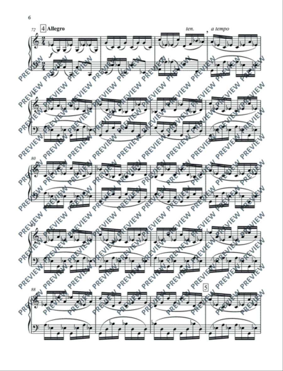 Castillo Interior Piano Solo scores gallery preview page 7