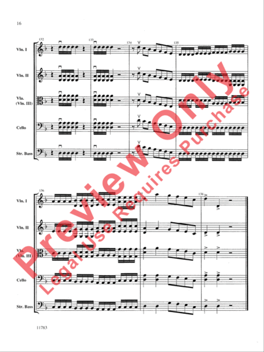 Arlington Sketches String Orchestra scores gallery preview page 17