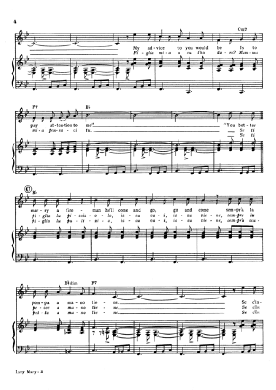 Lazy Mary Lazy Mary Voice scores gallery preview page 3