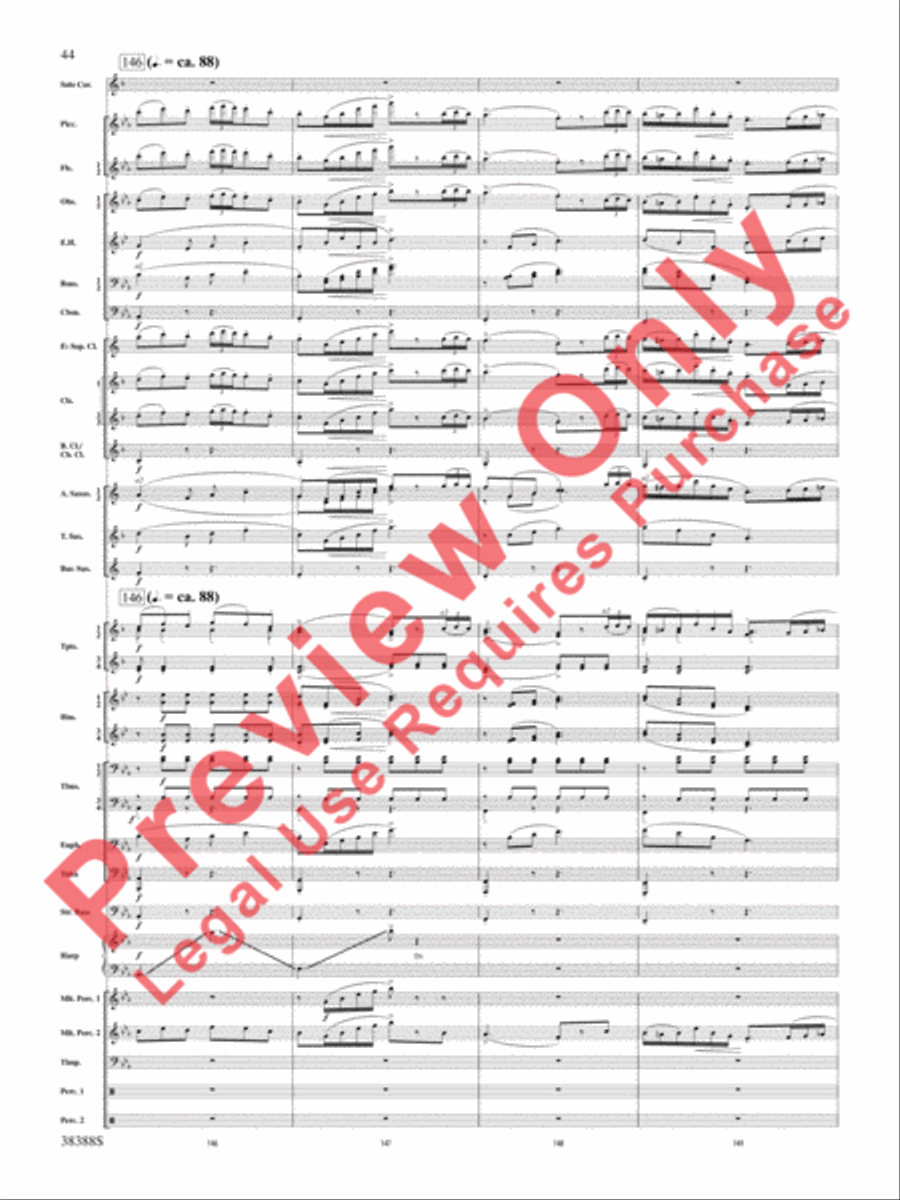 Napoli Napoli Concert Band scores gallery preview page 45
